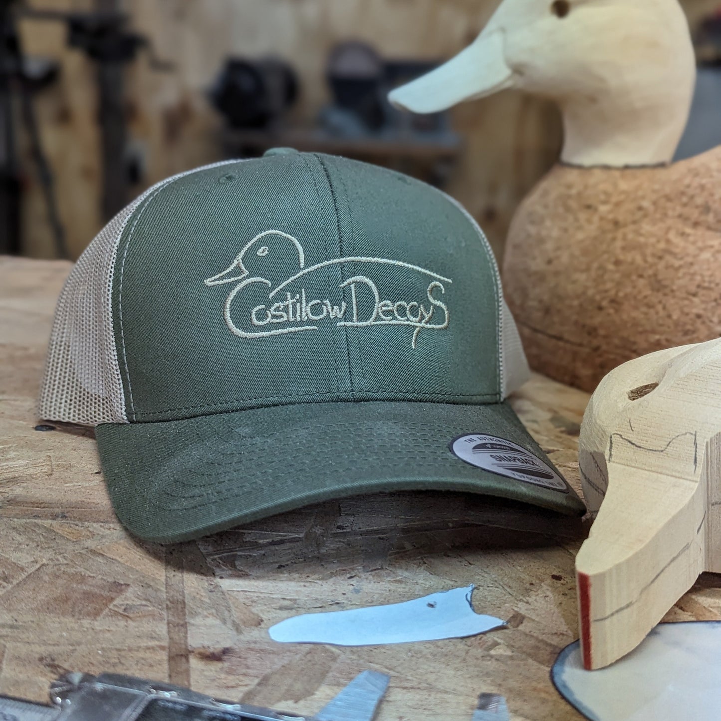Mesh-back Green Costilow Decoys Hat
