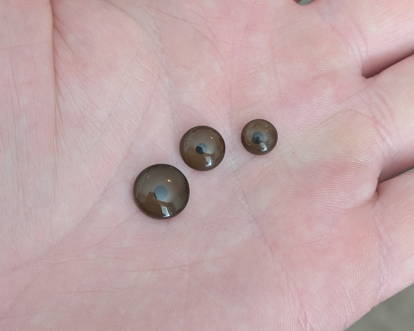 Brown Glass Eyes